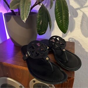 Black Tory Burch sandals